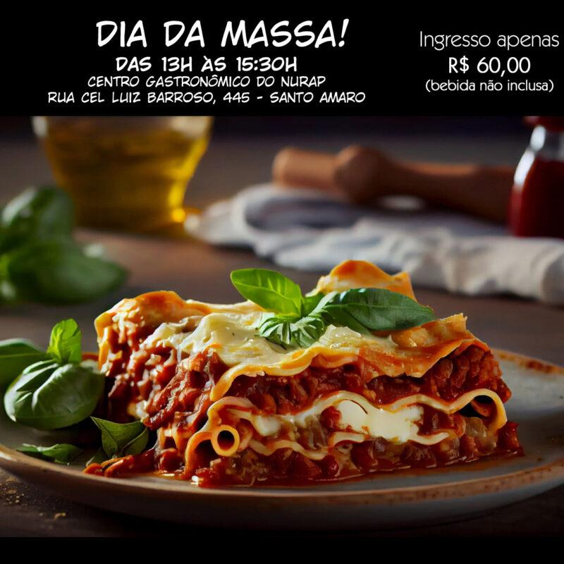 Participe do Dia da Massa 2024 – Convites a venda – 01 dez 2024