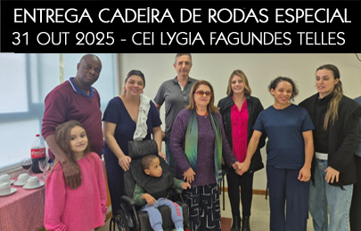 Entrega de cadeira de rodas especial – 31 out 2025